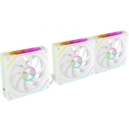 Mars Gaming MF-LINKFINITYKIT2W Kit 3 Ventiladores 12cm ARGB Infinity Mirror Blanco